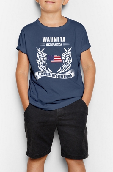 Wauneta - Nebraska kid t-shirt image