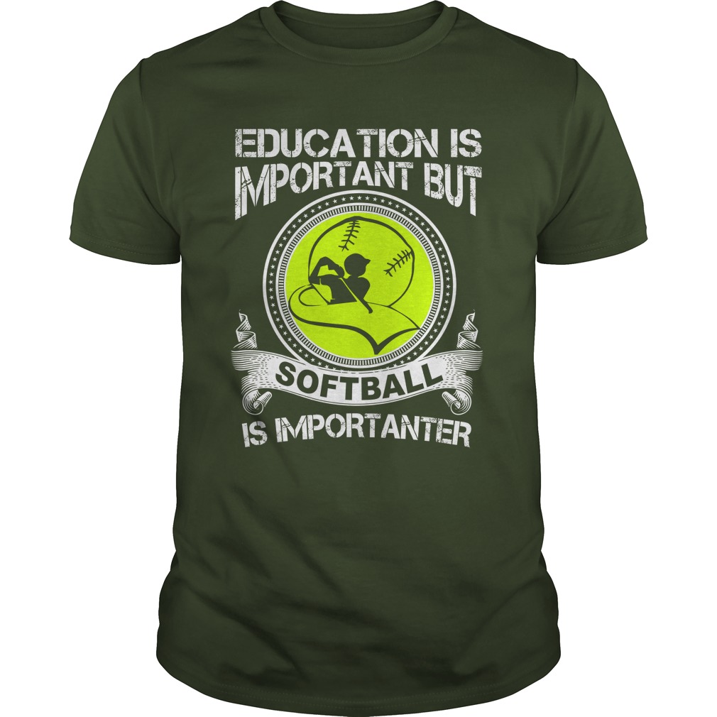 Education is important but Softball is importanter