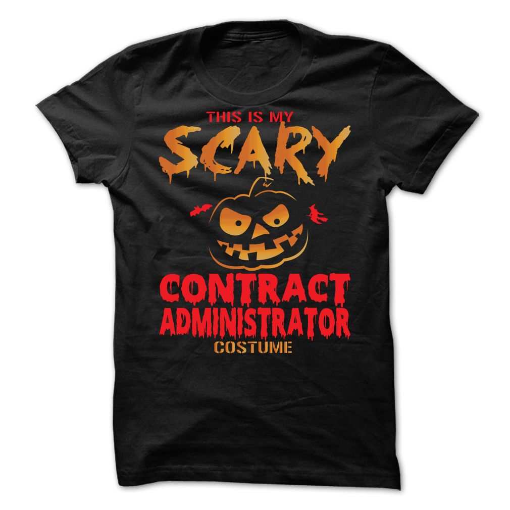 This is my scary Contract Administrator costume