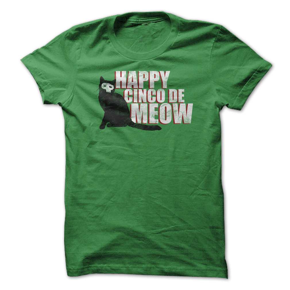 Happy Cinco de Meow T-shirt