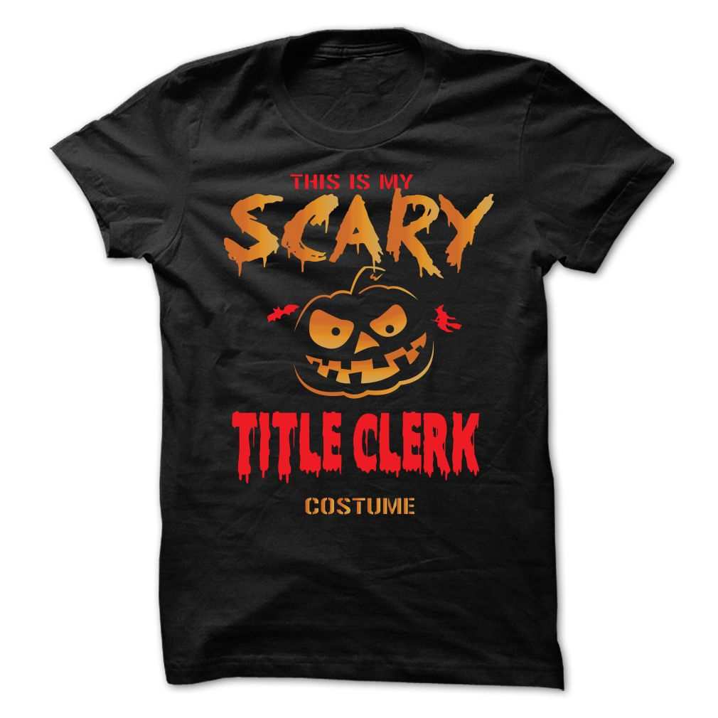 This is my scary Title Clerk costume