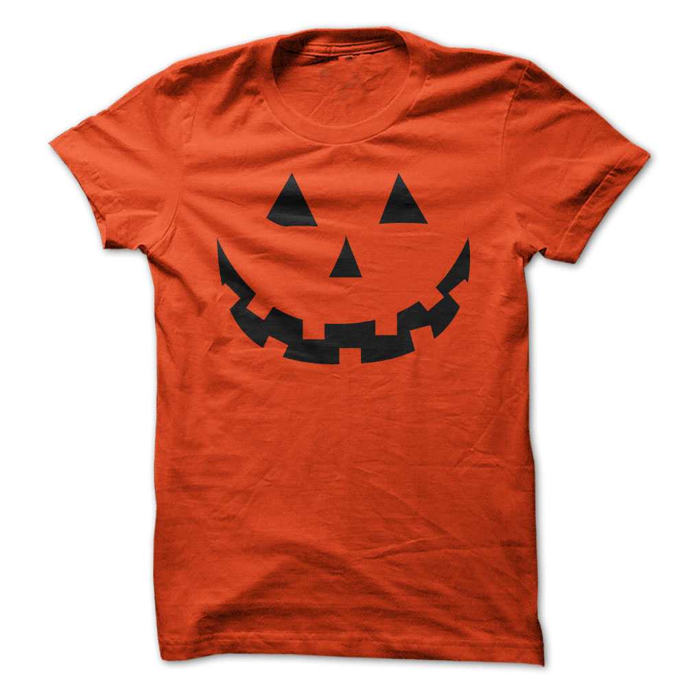 Jack O Lantern Face Halloween T-Shirt