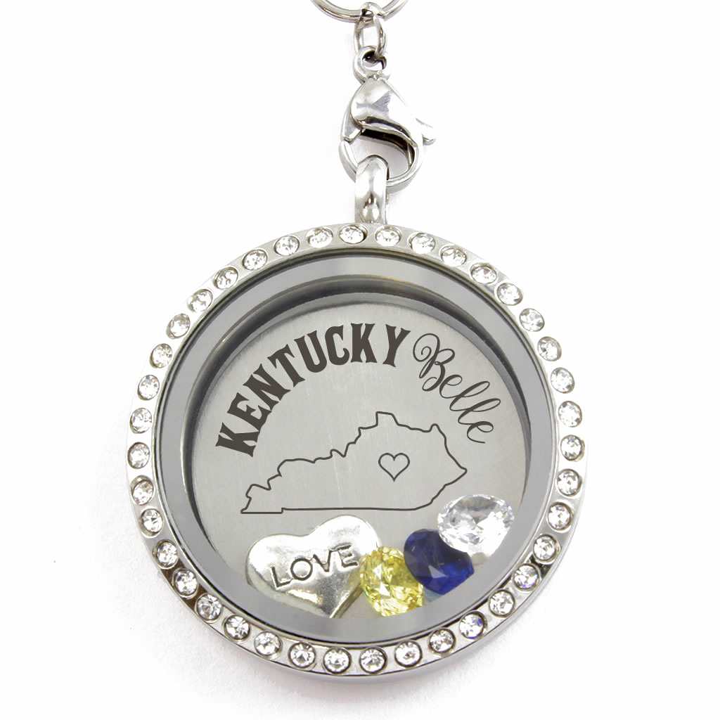 Love/Heart Kentucky Belle Charm Necklace