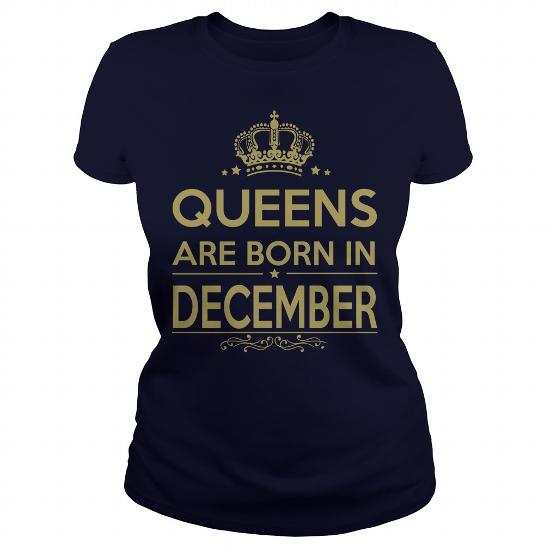 Queens Are Born in December – Birth Year Shirt