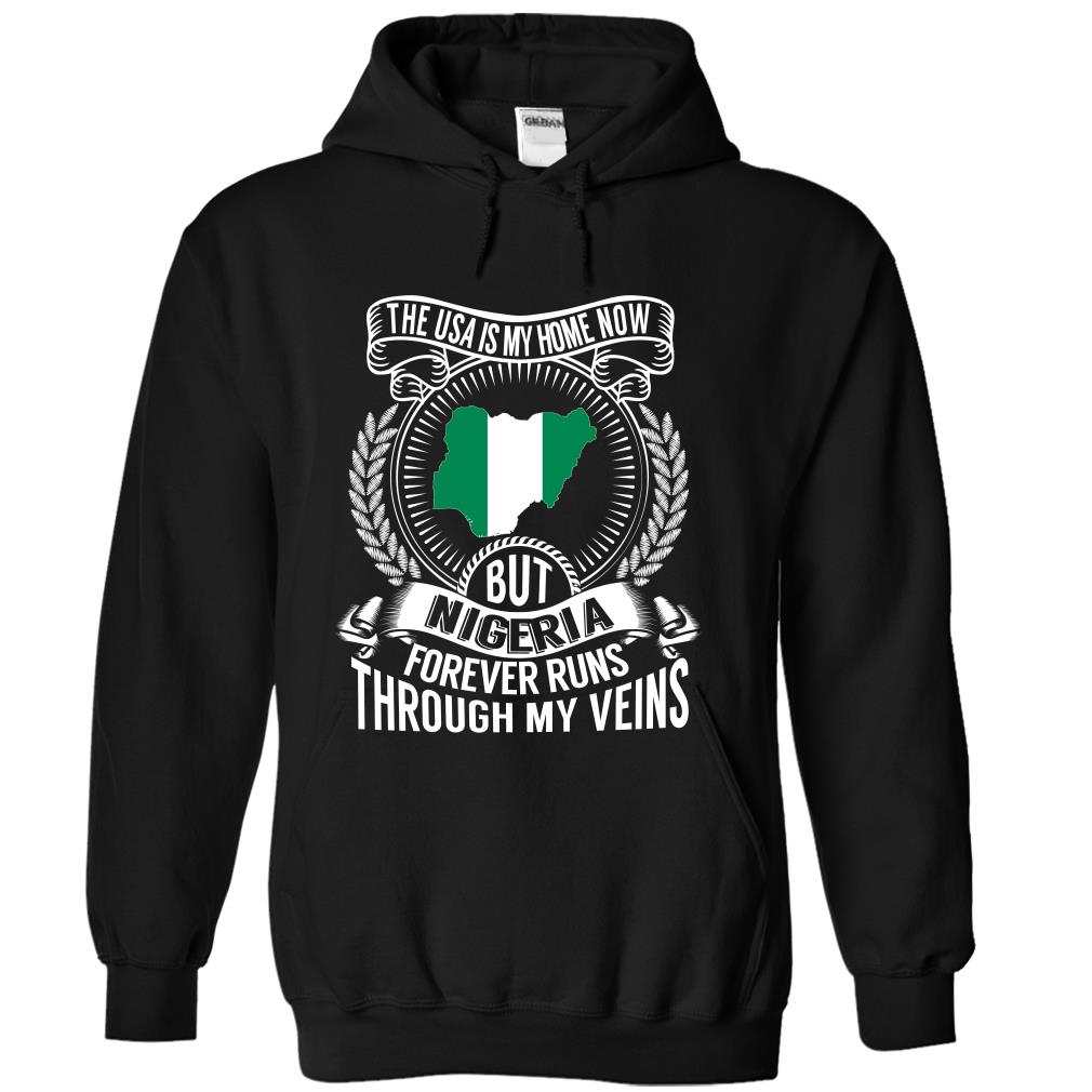 USA is My Home Now But Nigeria forever shirt