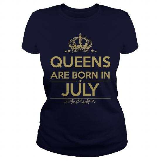 Queens Are Born in July T-Shirt, Tank, Hoodie, Legging