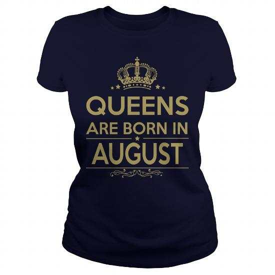 Queens Are Born in August Shirt, Hoodie, Legging, V-Neck