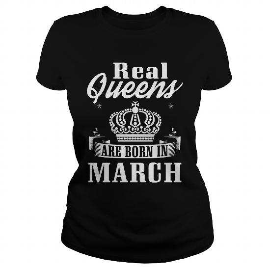 Real Queens are born in March Shirt