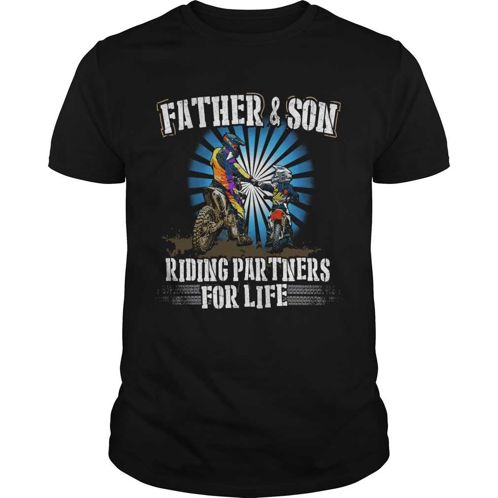 Father And Son Riding – Dirt Bike Father’s Day Gift T-Shirt