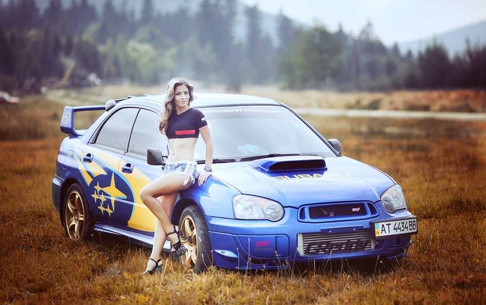 subaru and sexy girl photo