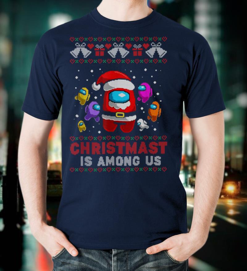 Christmas Costume Among stars Game Us Funny X mas Gift T Shirt