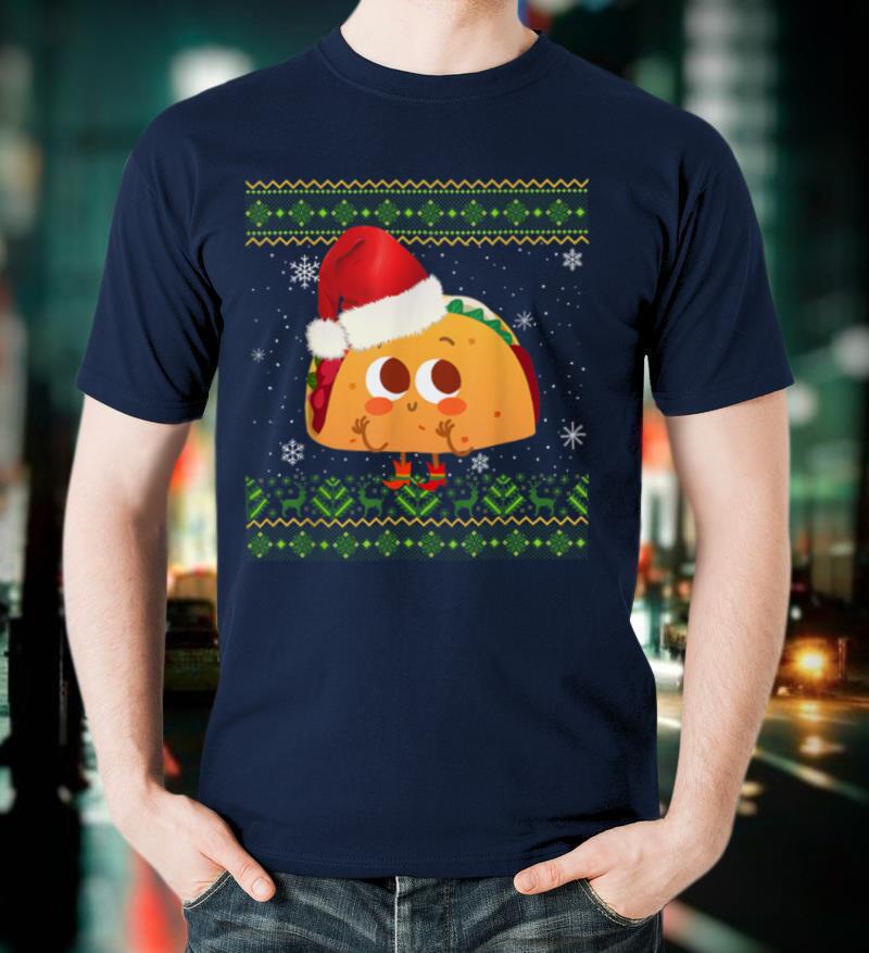 Christmas Cute Taco Ugly Sweater T Shirt