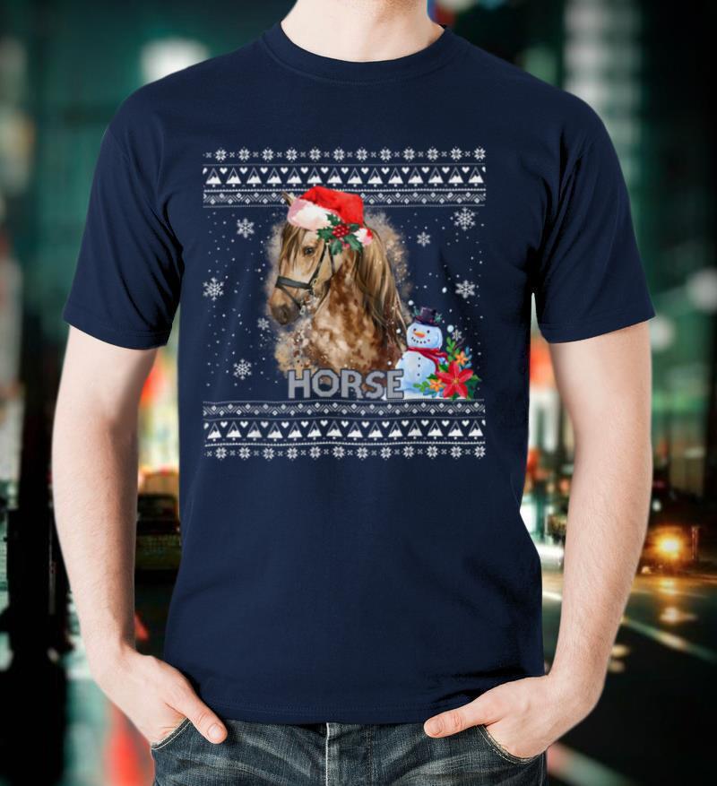Christmas Horse Ugly Sweater T Shirt