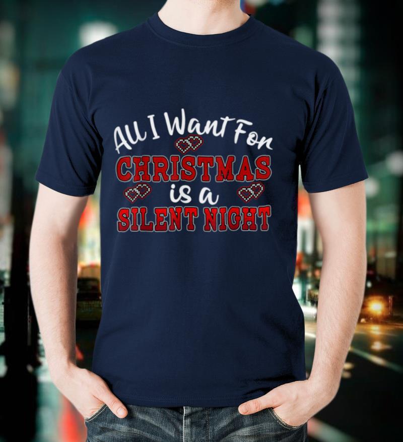 Christmas Lover Funny Ugly Christmas Hearts T-Shirt