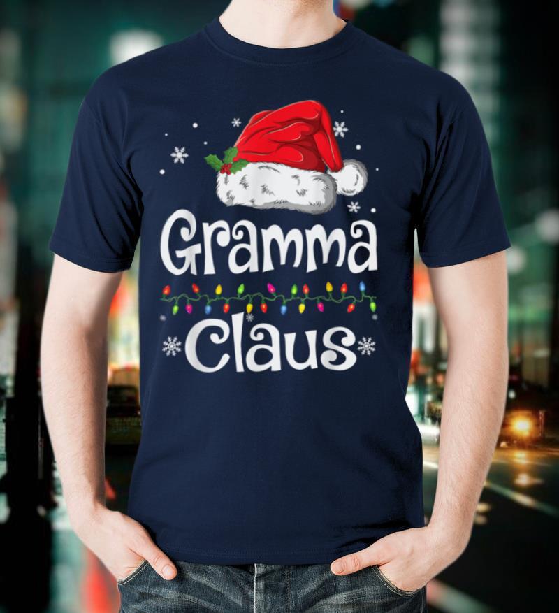 Funny Gramma Claus Christmas T Shirt Pajamas Santa Gift T Shirt