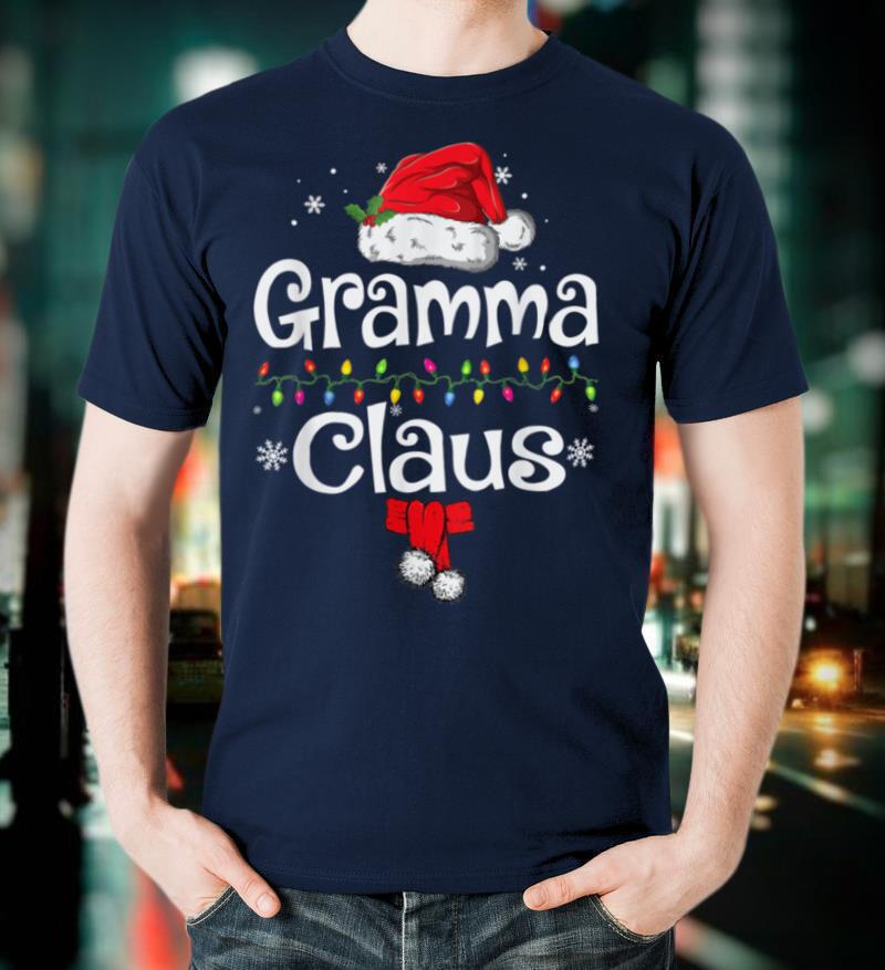 Funny Gramma Claus Christmas T Shirt Pajamas Santa Gift T Shirt