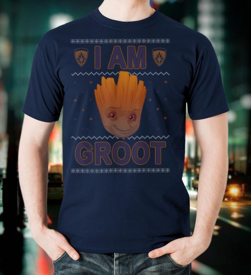 Marvel Christmas I Am Groot Ugly Sweater T Shirt