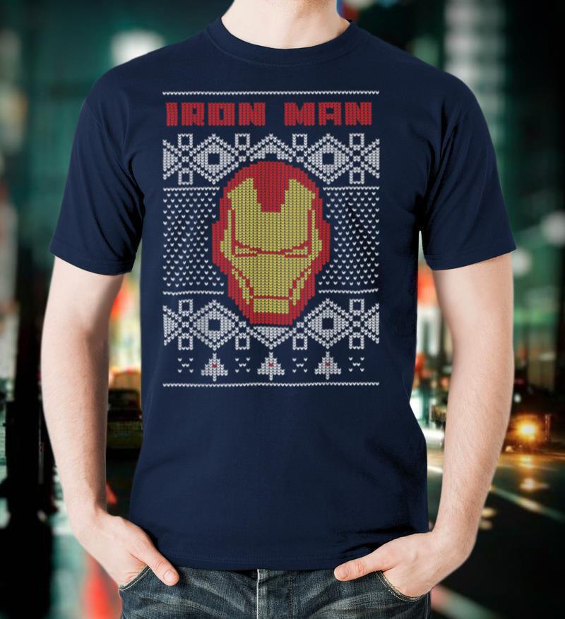 Marvel Christmas Iron Man Ugly Sweater T Shirt