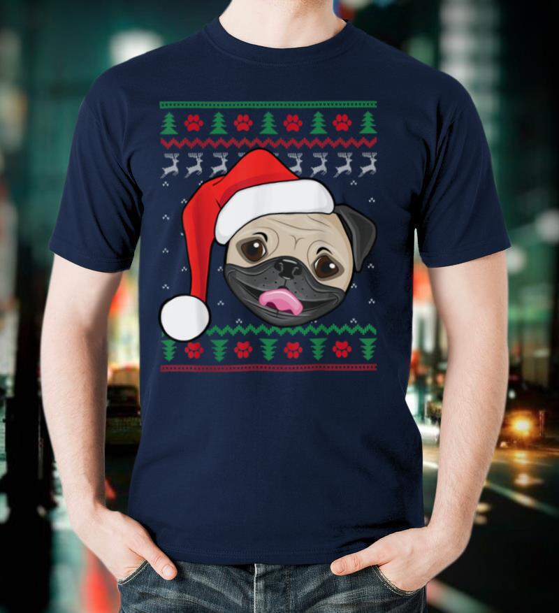 Pug Christmas Ugly Christmas Sweater Dog Lover Xmas T Shirt