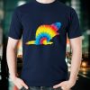 Tie Dye Beaver Rainbow Print Rodent Kit Hippie Peace Gift T Shirt