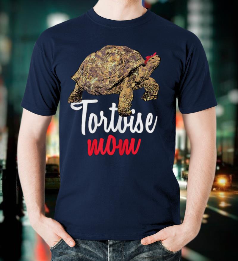 Womens African Spurred Mom Sulcata Tortoise T Shirt