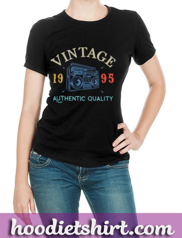 25 Years Old 1995 Vintage 25th Birthday Anniversary Gift T Shirt