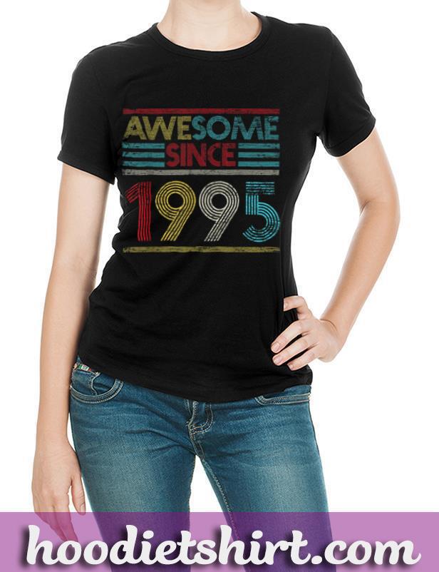 25th Birthday Gifts Awesome Since 1995 T Shirt