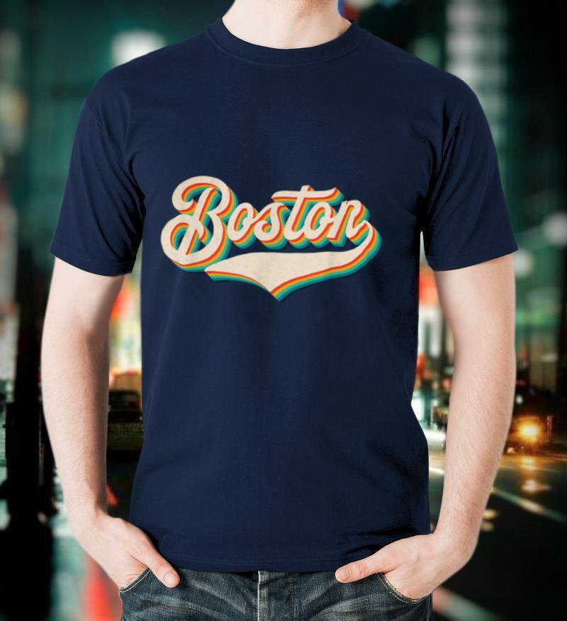 70s Vintage Retro Boston Massachusetts Throwback Gift T Shirt