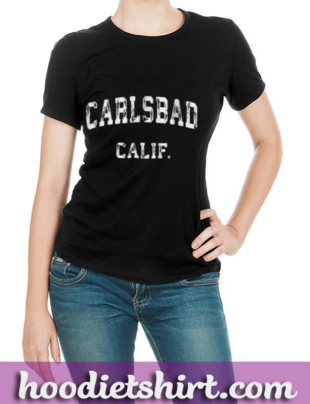 Carlsbad California CA T Shirt Vintage Athletic Sports Tee