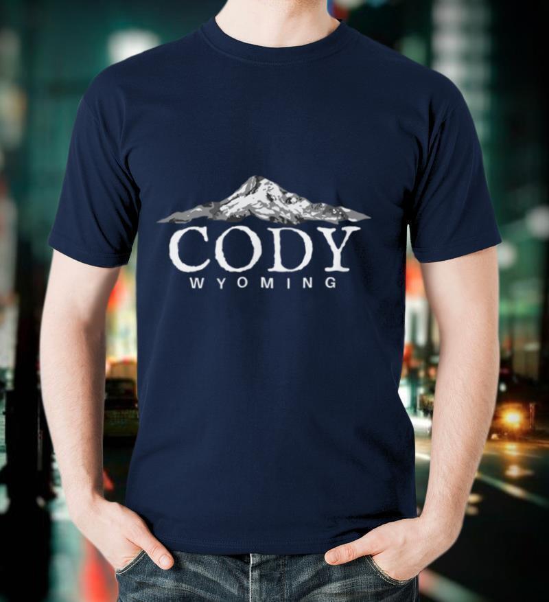 Cody Wyoming T Shirt, Cool Mountain Town Tee