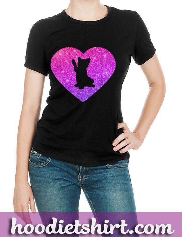 Cute Kitty Kitten Cat Heart Gift For Girls Teens And Women T Shirt