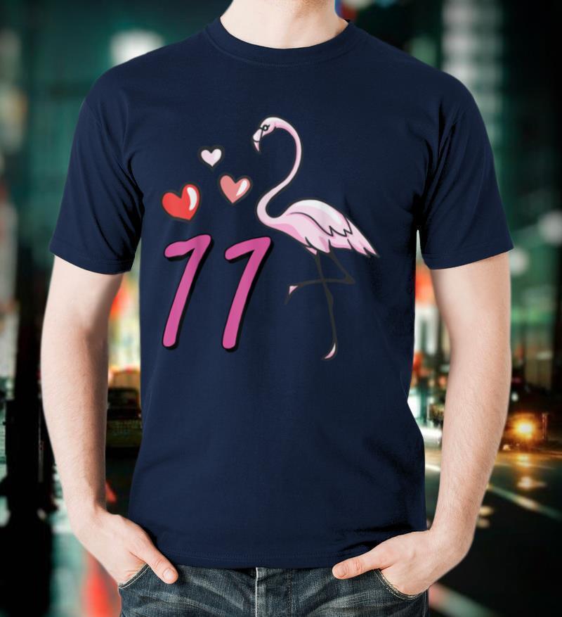 Eleven Rose Flamingo Shirt Cool Wader Celebration Tee Gift