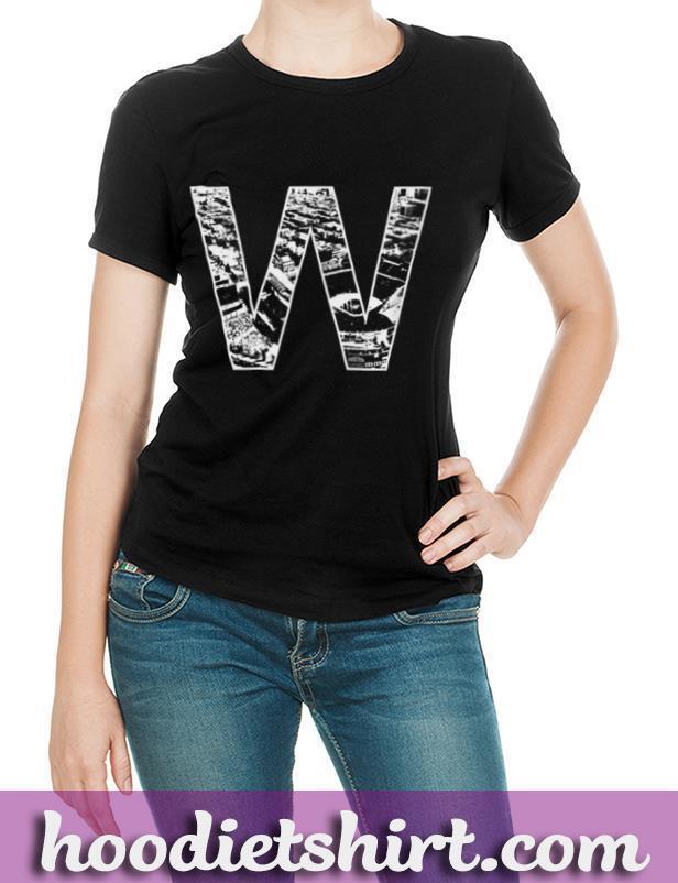 Fly The W Chicago Baseball Cityscape T Shirt