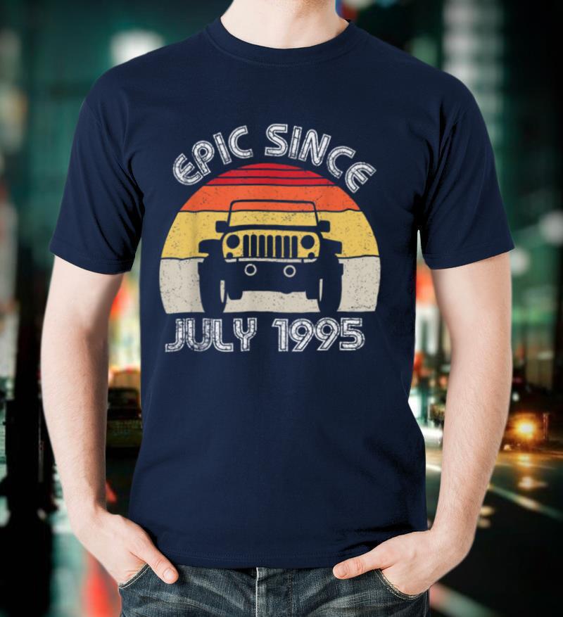 July 1995 Shirt Vintage Funny 24th Birthday T Shirt Gift