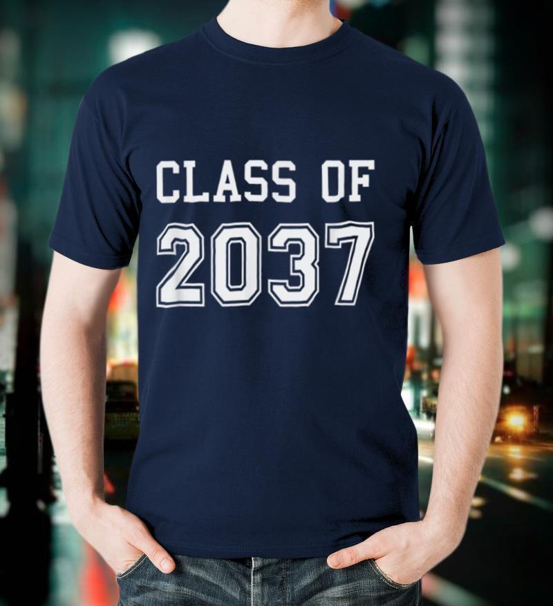 Preschool Graduation Class Of 2037 T-Shirt For Girls Boys