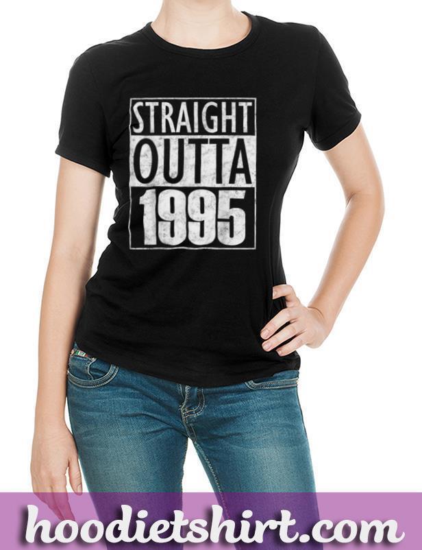 Straight Outta 1995 25th Birthday 25 Year Old Gift T Shirt
