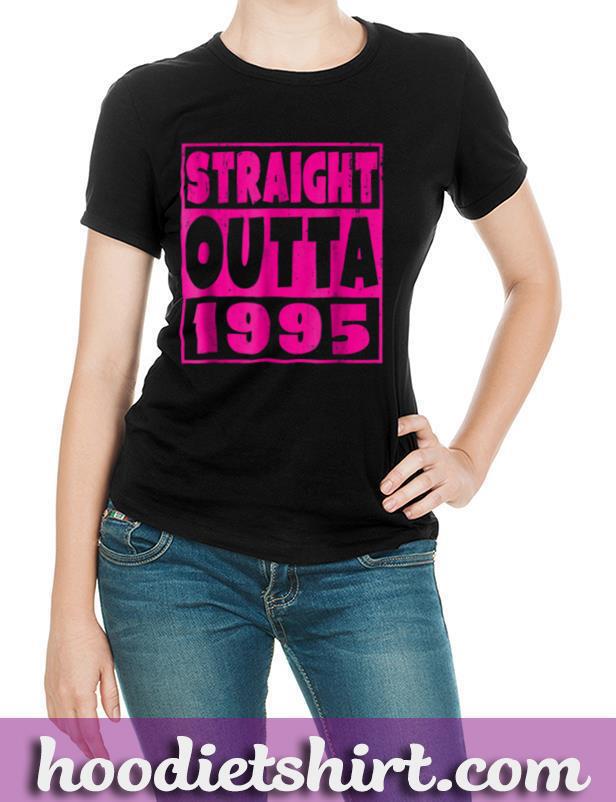 Straight Outta 1995 T Shirt 23rd Birthday For A 23 Year Old