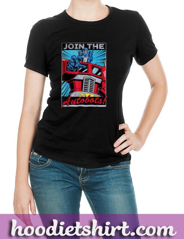 Transformers Optimus Prime Join The Autobots Poster T Shirt