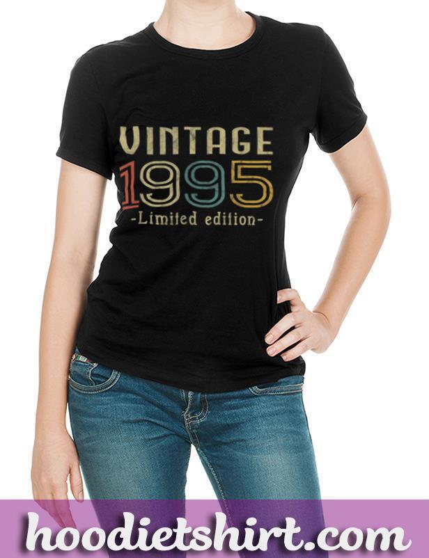 Vintage 1995 25th Birthday 25 Years Old Gift T Shirt