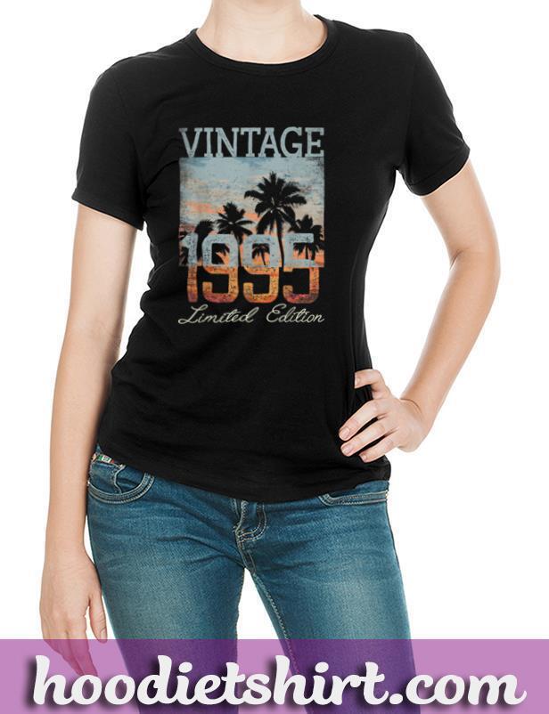 Vintage 1995 Limited Edition 25th Birthday 25 Year Old Gift T Shirt