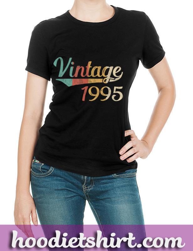 Vintage 1995 Made in 1995 Birthday Gift Men Women T Shirt