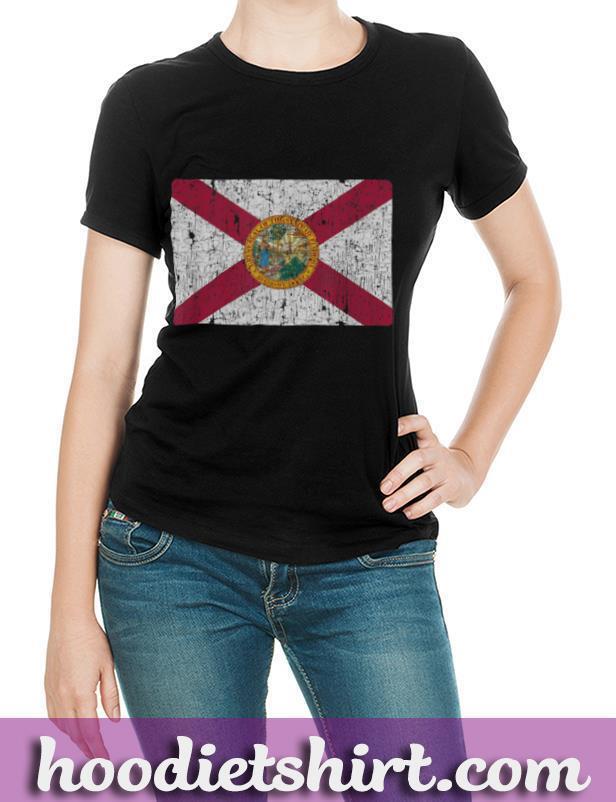 Vintage Florida Flag Retro FL Shirt Souvenir Men Women Kids T Shirt