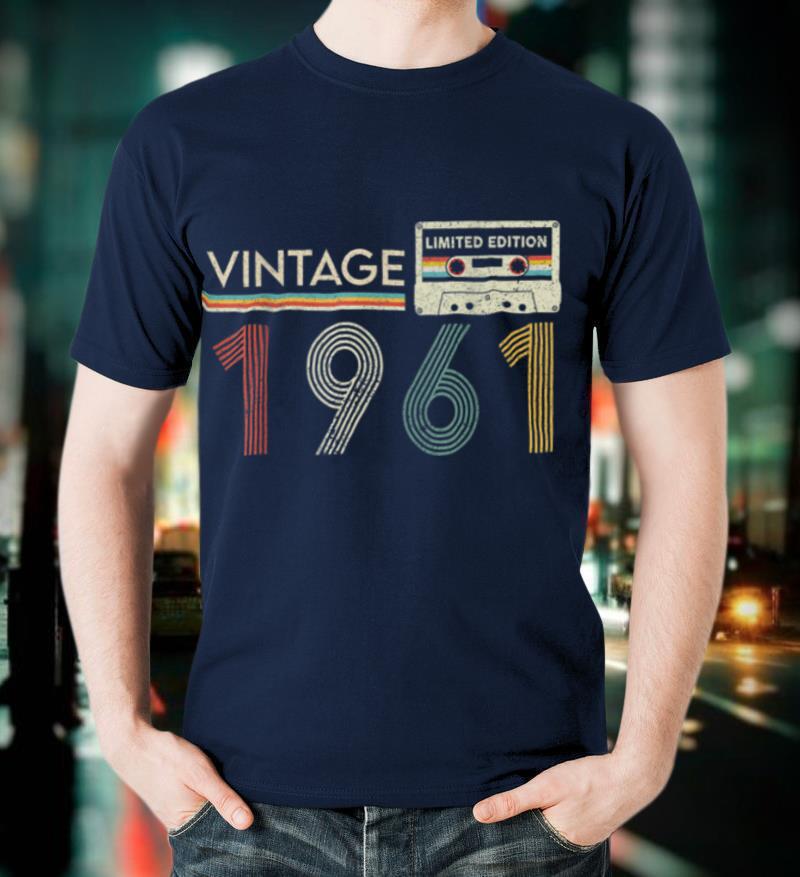 60 Year Old Gifts Vintage 1961 Limited Edition 60th Birthday T Shirt