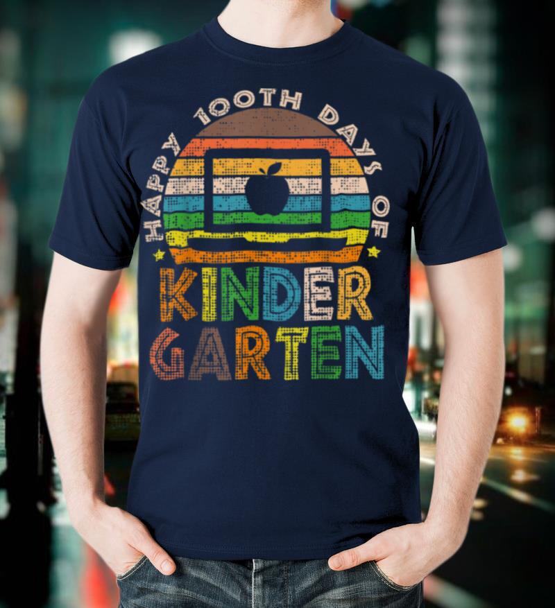 Kindergarten 100th Days of Virtual School 2021 Boys Kids T-Shirt