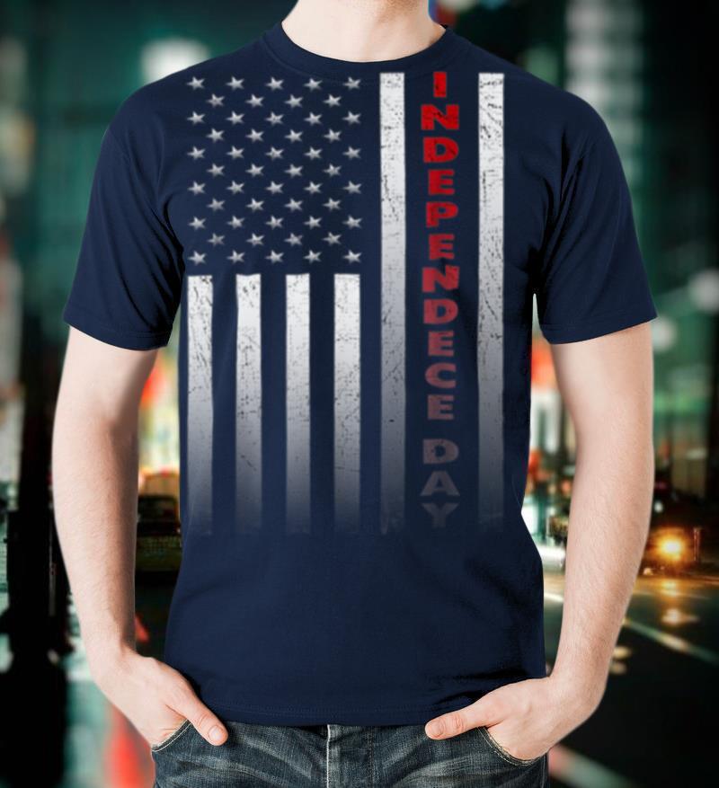 American Flag Independence Day T-Shirt for 4th of July