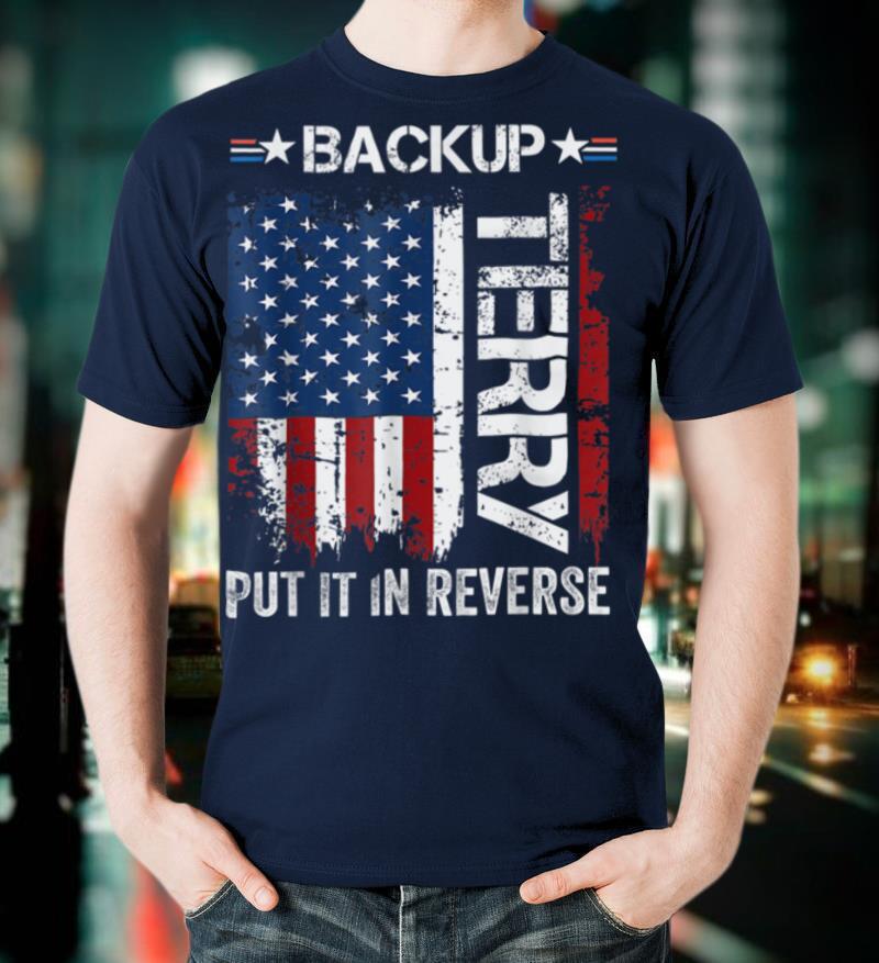 Back Up Terry American Flag USA 4th Of July Sunglasses Gift T-Shirt