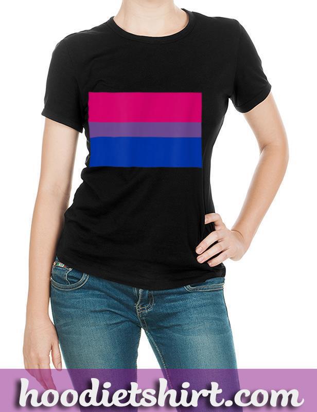 Bisexual Flag Funny Bi Color Pride LGBT Equality Humor Gift T-Shirt