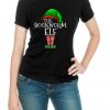 Bookworm Elf Group Matching Family Christmas Reading T Shirt
