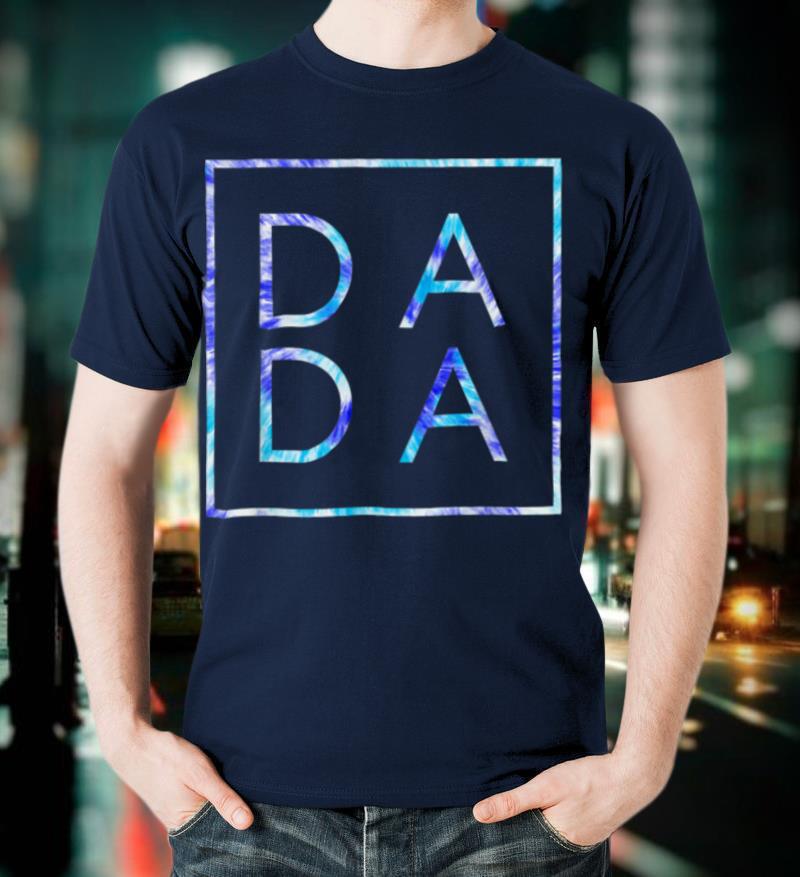 Father's Day For New Dad, Dada, Him Coloful Tie Dye Dada T Shirt