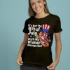 Funny 4th of July Hot Dog Wiener Comes Out Adult Humor Gift T Shirt